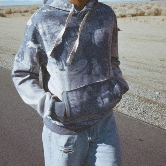 shopgracefulco Other - Distressed Country Western Horses Retro Vintage Blanket Fleece Reworked Hoodie